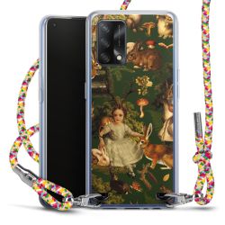 New Carry Case Transparent Stoff colourful/silber