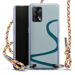 New Carry Case Transparent Stoff colourful/silber