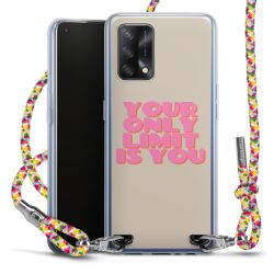 New Carry Case Transparent Stoff colourful/silber