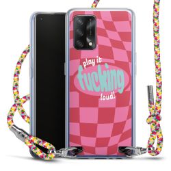 New Carry Case Transparent Stoff colourful/silber