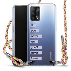 New Carry Case Transparent Stoff colourful/silber