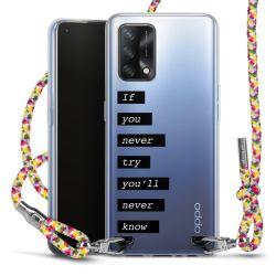 New Carry Case Transparent Stoff colourful/silber