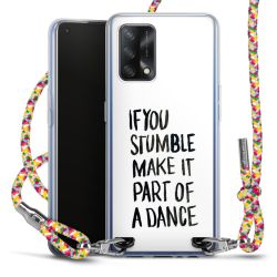 New Carry Case Transparent Stoff colourful/silber