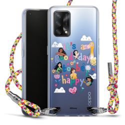 New Carry Case Transparent Stoff colourful/silber