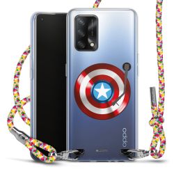 New Carry Case Transparent Stoff colourful/silber