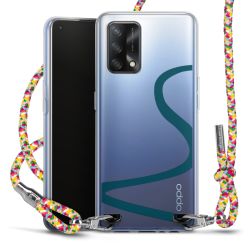 New Carry Case Transparent Stoff colourful/silber