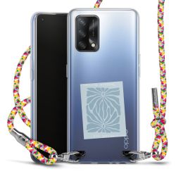 New Carry Case Transparent Stoff colourful/silber