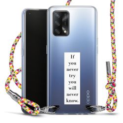 New Carry Case Transparent Stoff colourful/silber