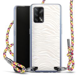 New Carry Case Transparent Stoff colourful/silber