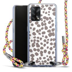 New Carry Case Transparent Stoff colourful/silber