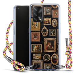 New Carry Case Transparent Stoff colourful/silber