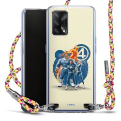 New Carry Case Transparent Stoff colourful/silber