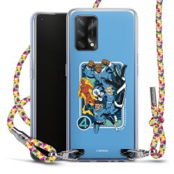 New Carry Case Transparent Stoff colourful/silber