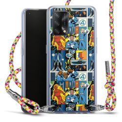 New Carry Case Transparent Stoff colourful/silber
