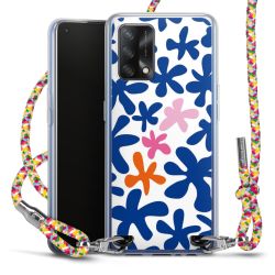 New Carry Case Transparent Stoff colourful/silber