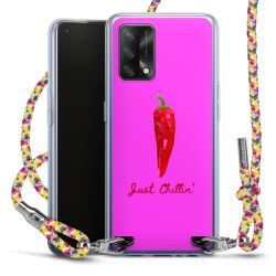 New Carry Case Transparent Stoff colourful/silber