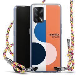 New Carry Case Transparent Stoff colourful/silber