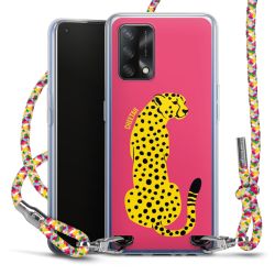 New Carry Case Transparent Stoff colourful/silber