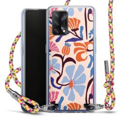 New Carry Case Transparent Stoff colourful/silber