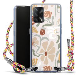 New Carry Case Transparent Stoff colourful/silber