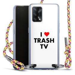 New Carry Case Transparent Stoff colourful/silber