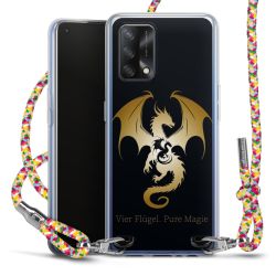 New Carry Case Transparent Stoff colourful/silber