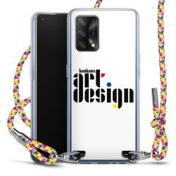 New Carry Case Transparent Stoff colourful/silber