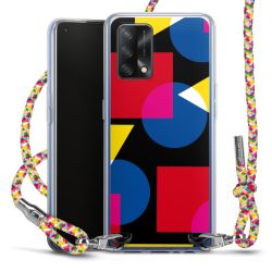 New Carry Case Transparent Stoff colourful/silber