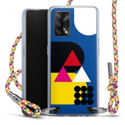 New Carry Case Transparent Stoff colourful/silber