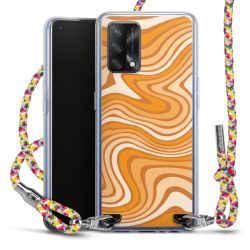 New Carry Case Transparent Stoff colourful/silber