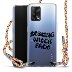 New Carry Case Transparent Stoff colourful/silber