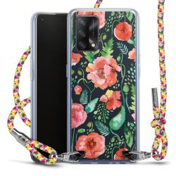 New Carry Case Transparent Stoff colourful/silber