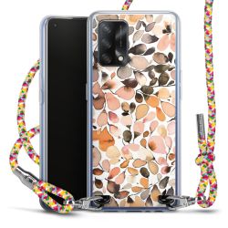 New Carry Case Transparent Stoff colourful/silber