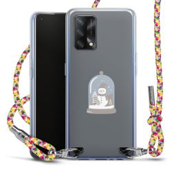 New Carry Case Transparent Stoff colourful/silber