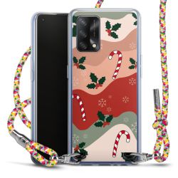 New Carry Case Transparent Stoff colourful/silber