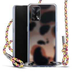 New Carry Case Transparent Stoff colourful/silber