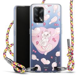 New Carry Case Transparent Stoff colourful/silber