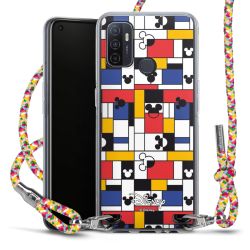 New Carry Case Transparent Stoff colourful/silber