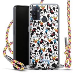 New Carry Case Transparent Stoff colourful/silber