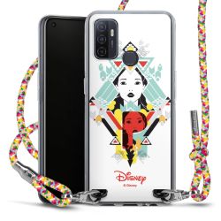 New Carry Case Transparent Stoff colourful/silber