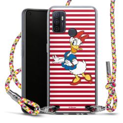 New Carry Case Transparent Stoff colourful/silber