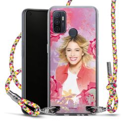 New Carry Case Transparent Stoff colourful/silber