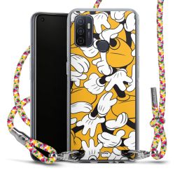 New Carry Case Transparent Stoff colourful/silber