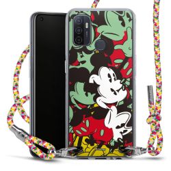 New Carry Case Transparent Stoff colourful/silber