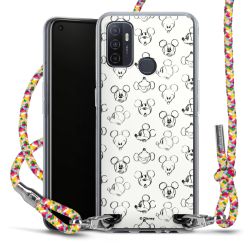 New Carry Case Transparent Stoff colourful/silber