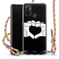 New Carry Case Transparent Stoff colourful/silber