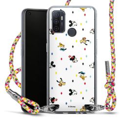 New Carry Case Transparent Stoff colourful/silber