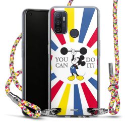 New Carry Case Transparent Stoff colourful/silber