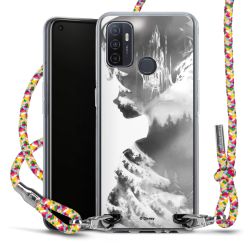 New Carry Case Transparent Stoff colourful/silber