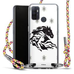 New Carry Case Transparent Stoff colourful/silber